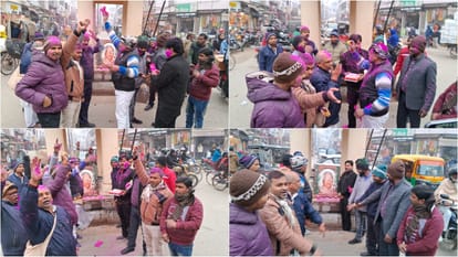 Muzaffarpur: Bharat Ratnato to Karpoori Thakur; Barber Federation celebrated Holi-Diwali, thanked PM Modi