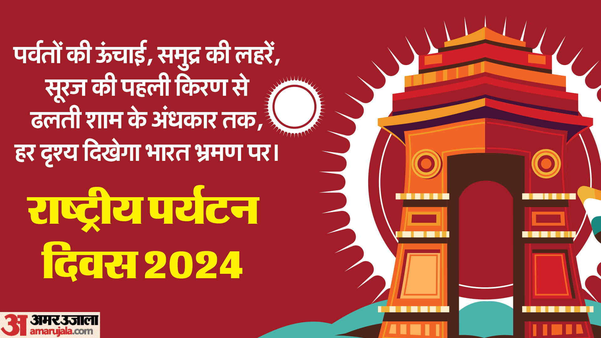 National Tourism Day 2024 Wishes Quotes Wallpapers Whatsapp Messages And Status in Hindi