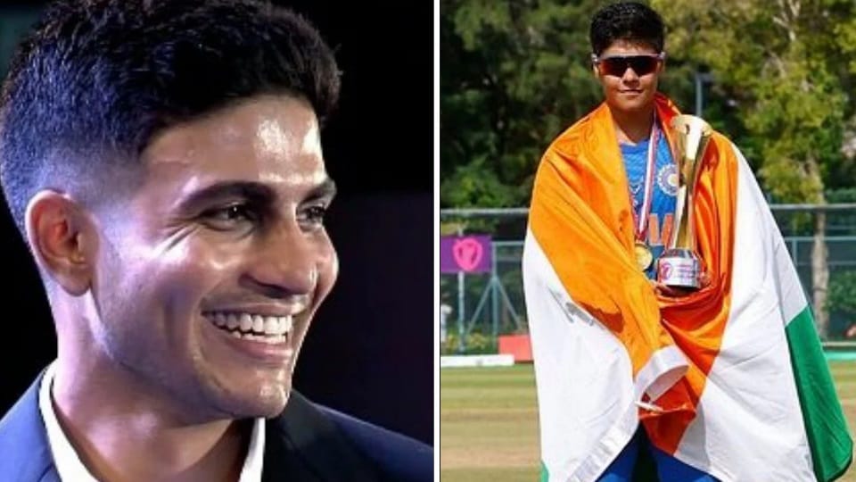 Shubman Gill Kashvi gautam and Amanjot kaur of chandigarh win awards in BCCI Award ceremony