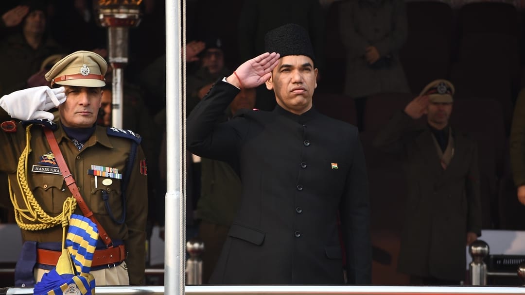 Republic Day Full dress rehearsal held at jammu ma stadium and Srinagar Bakshi Stadium
