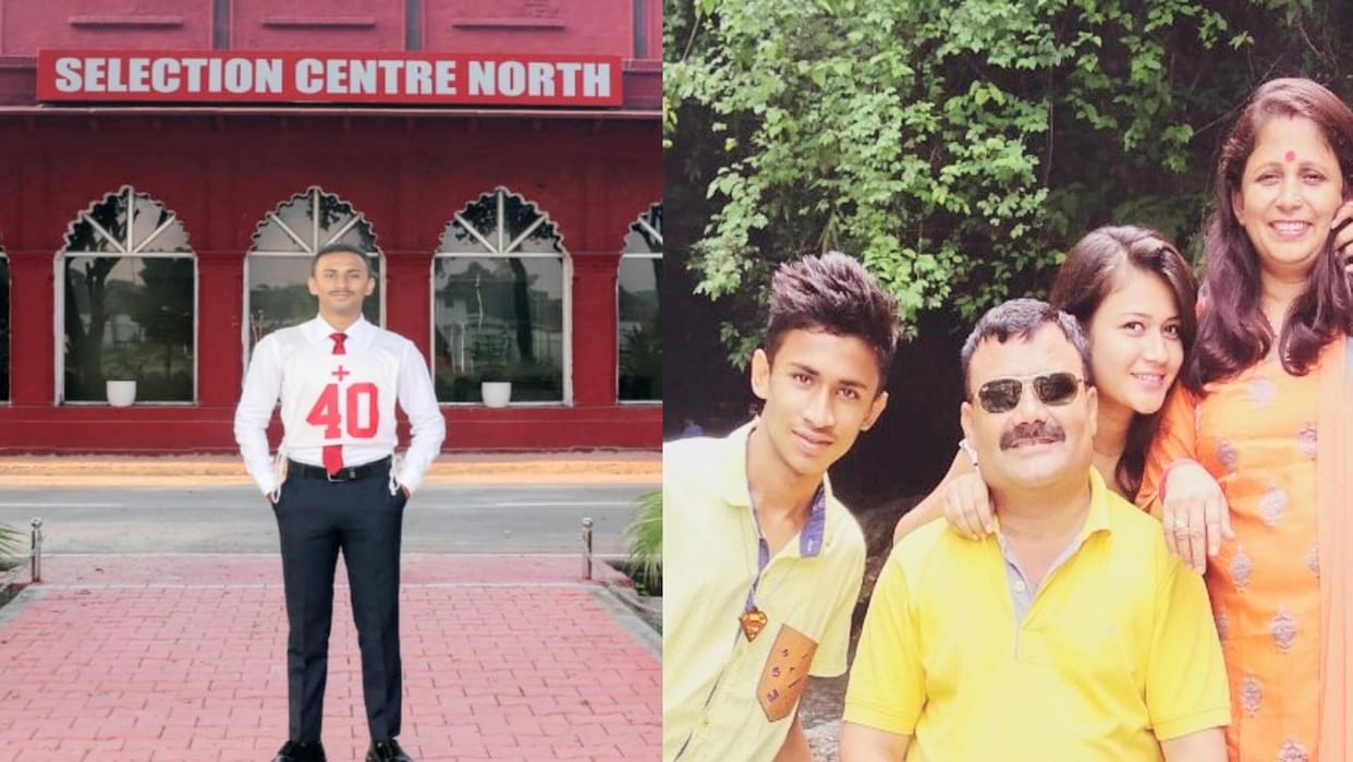 Avinash Chauhan of Anjbhoj cleared UPSC CDS-1 OTA exam
