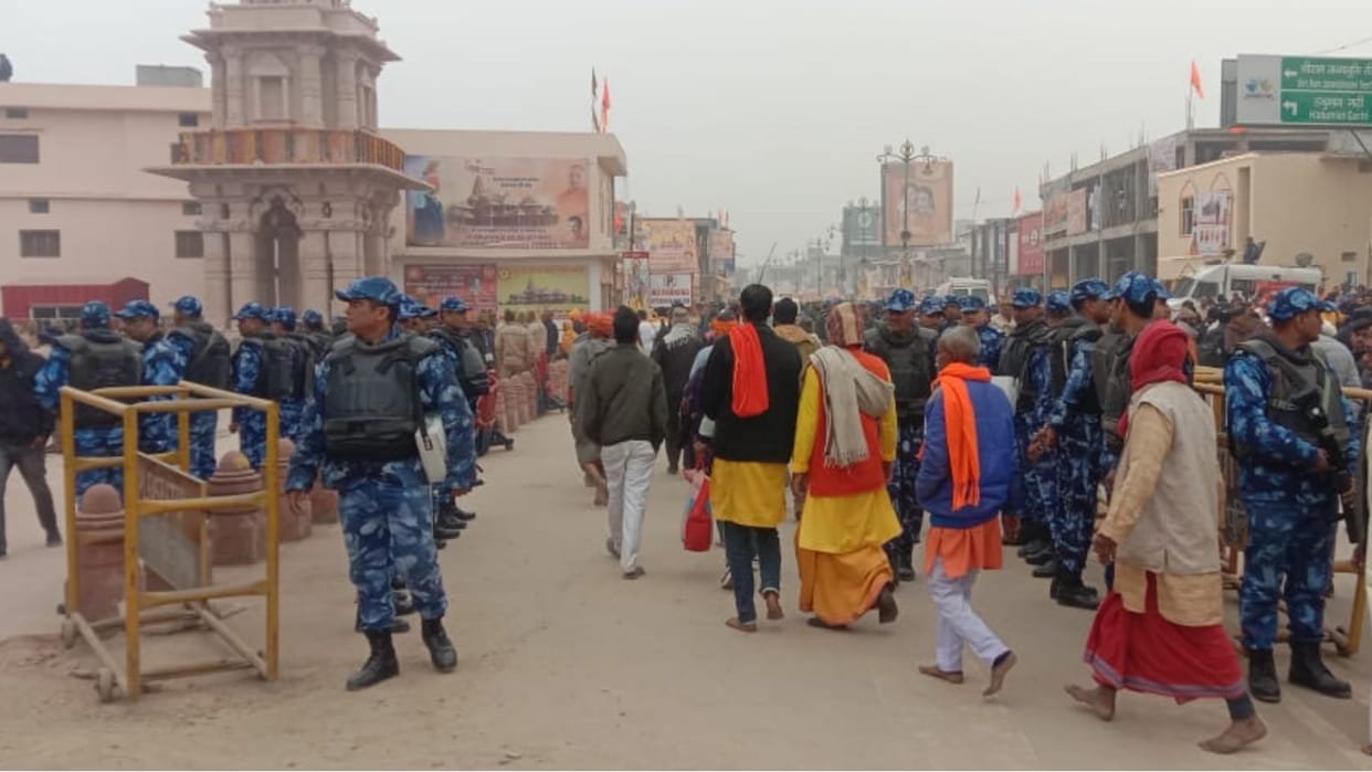 Ayodhya Ram Mandir: Crowd control action plan successful, entry from one lane, exit from the other