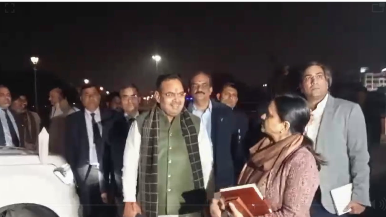 CM Bhajanlal inspected the route during PM Modi and French President visit to Jaipur