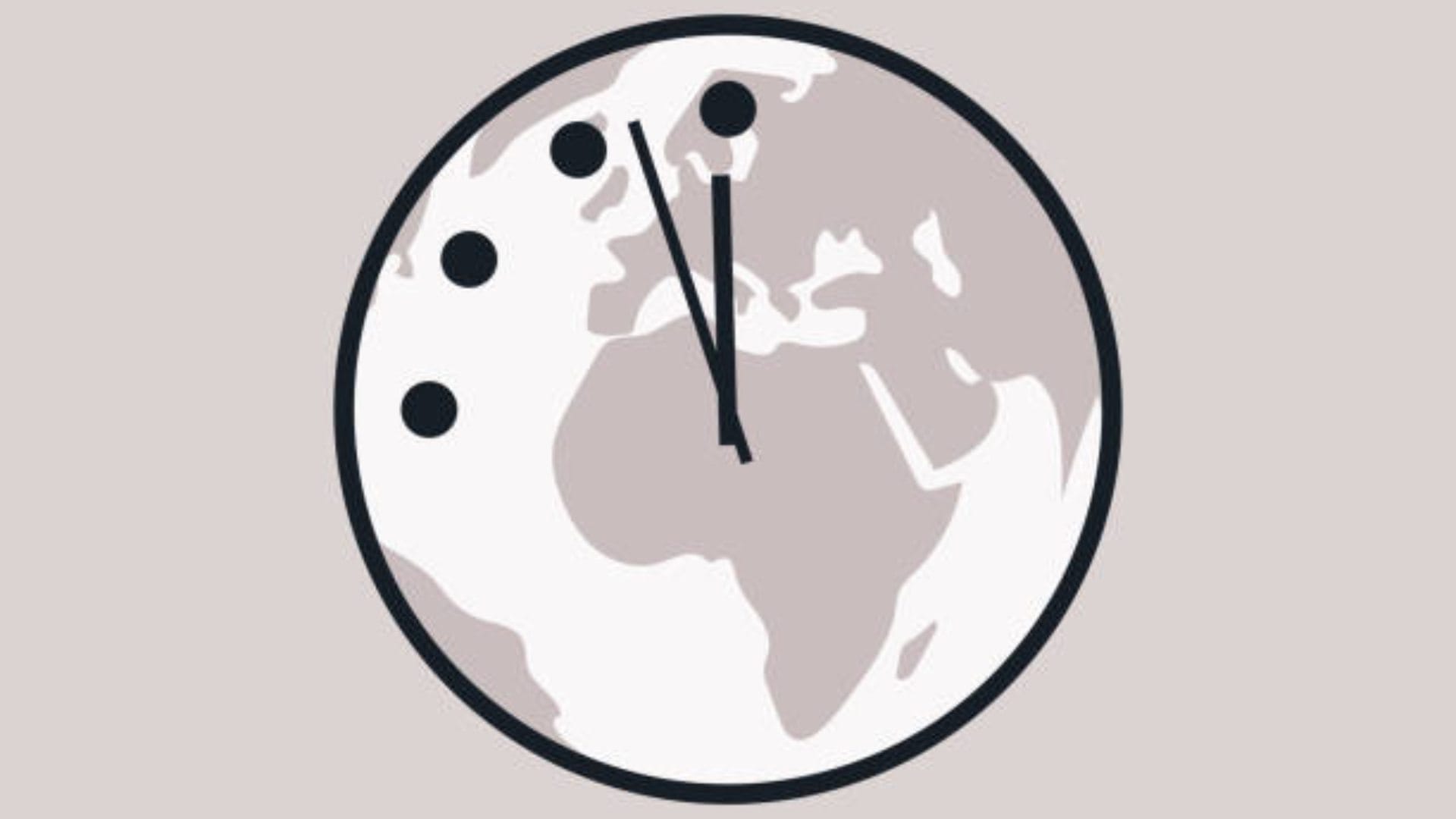 domsday clock still at 90 seconds to midnight Scientists Warning On Nuclear