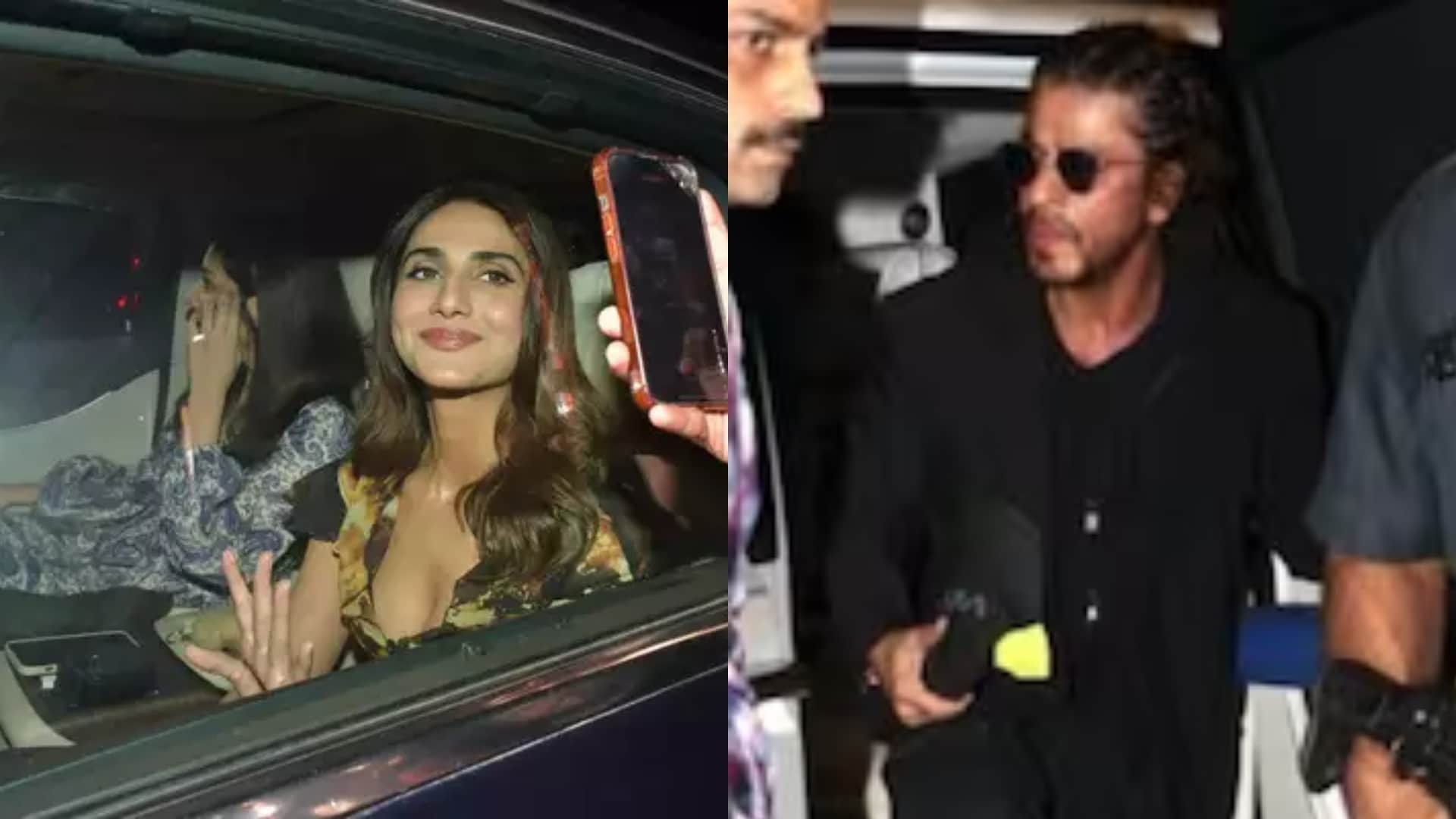 Fighter Screening Hrithik Roshan ex wife Sussanne saba azad SRK Vaani Kapoor Ayushmann Khurrana attend event