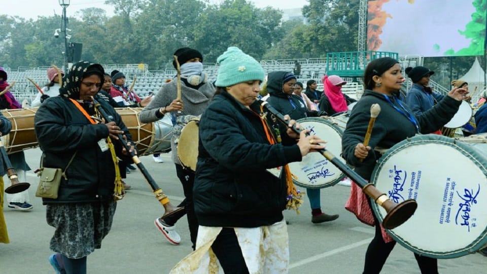 Republic Day For the first time, women artists will announce the parade with traditional music and drums