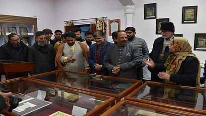 Exhibition held in Maulana Azad Library of AMU