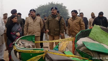 Shahjahanpur Road Accident 12 devotees died in accident on Bareilly Highway
