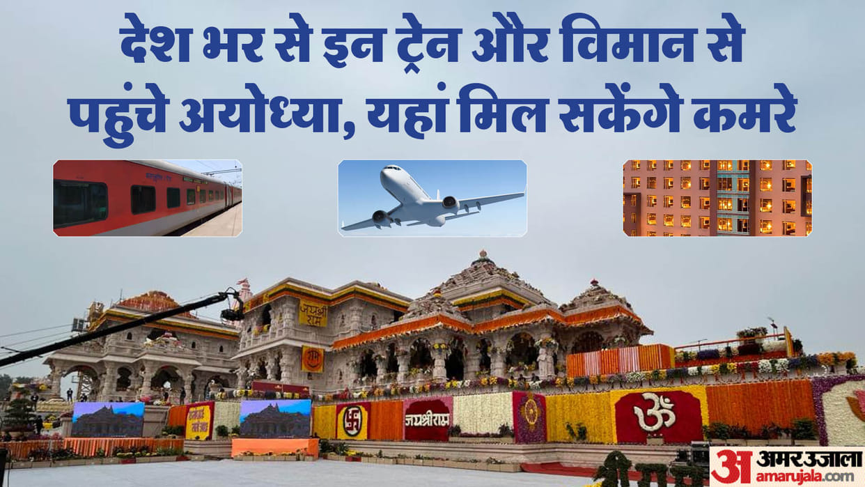 Ram Mandir Darshan: These trains and flights are available to reach Ayodhya, cheap rooms will be available in