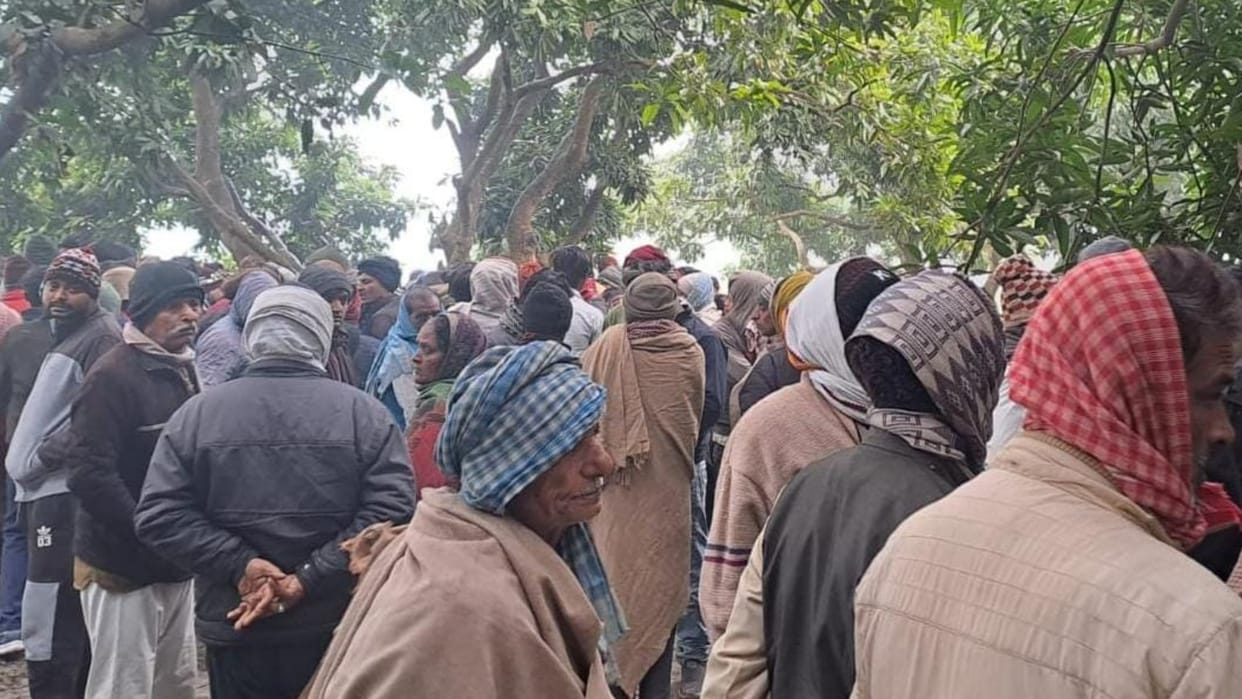 Muzaffarpur Sensation spread in the area after the body of an unknown woman was found