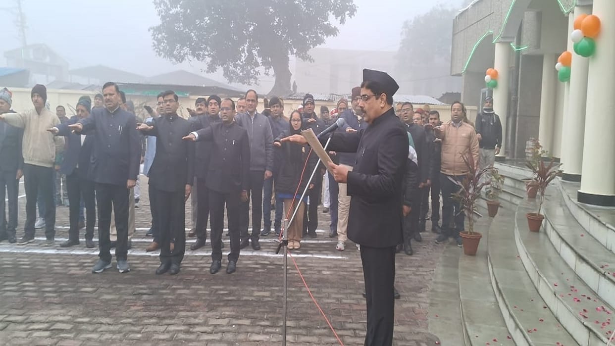 Republic Day celebrated with enthusiasm in Badaun