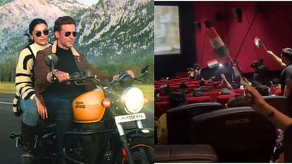 Hrithik Roshan Deepika Padukone starrer Fighter fans unfurling the tricolor in the theatres video goes viral