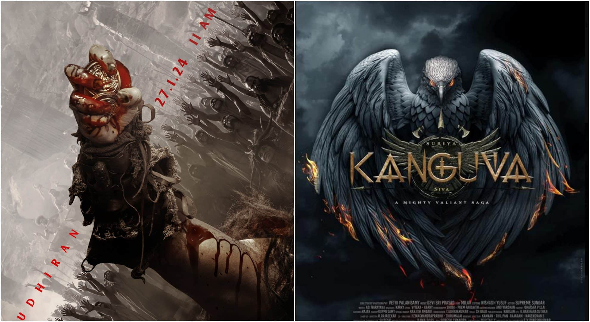 Kanguva Teaser out suriya disha patani bobby deol Siva film release date will be reveals soon video goes viral