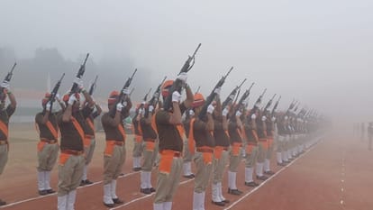 75th Republic Day 2024: Republic Day was celebrated in West UP and people congratulated each other