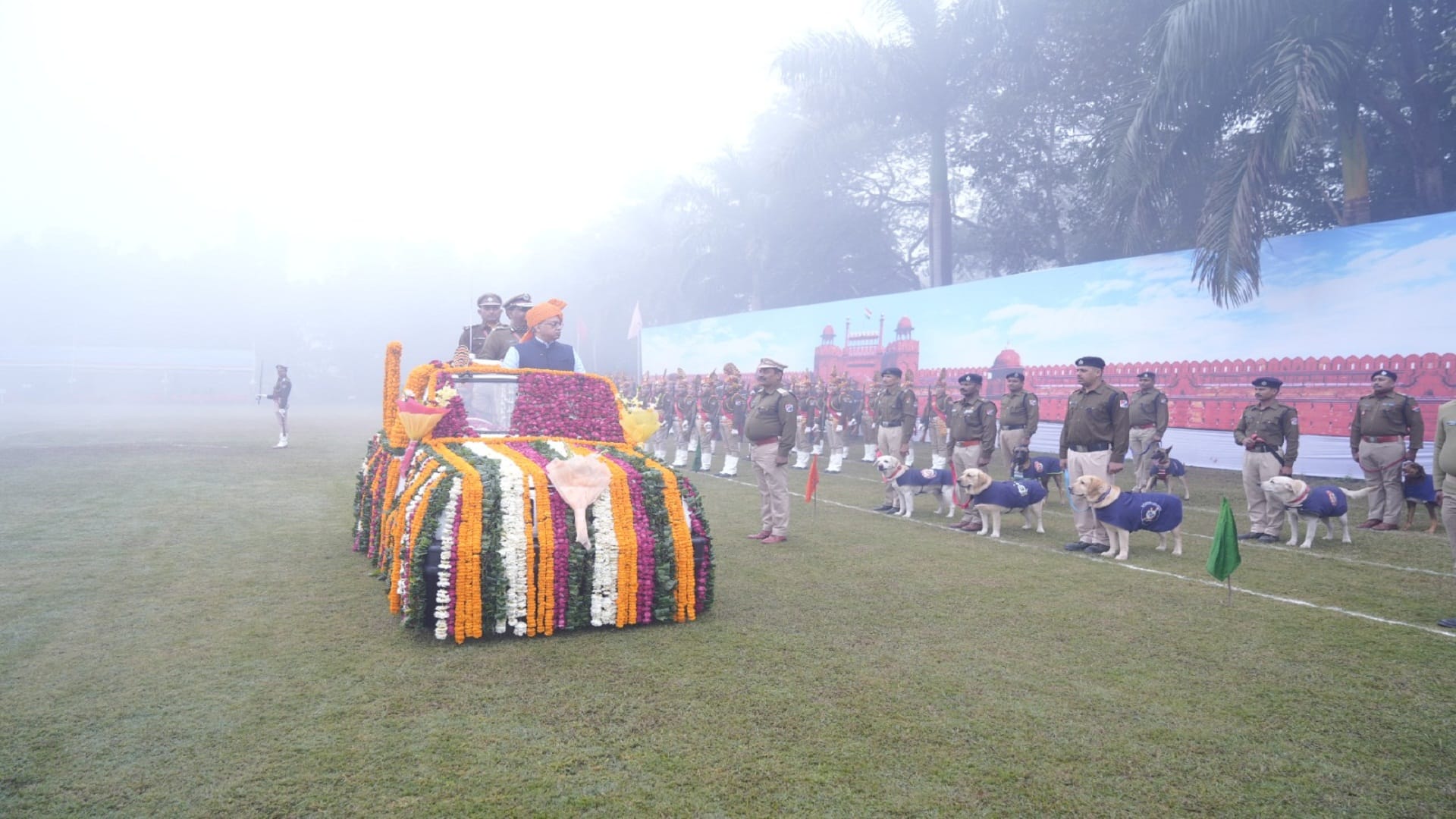 Republic Day 2024: martyr remembered on Republic Day, Deputy CM Keshav takes salute at Police Line