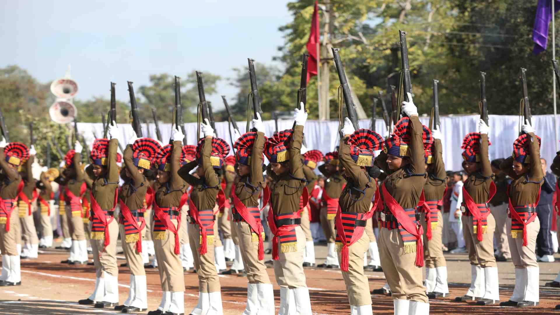 For the first time in Ujjain city, the Chief Minister hoisted the flag on Republic Day.