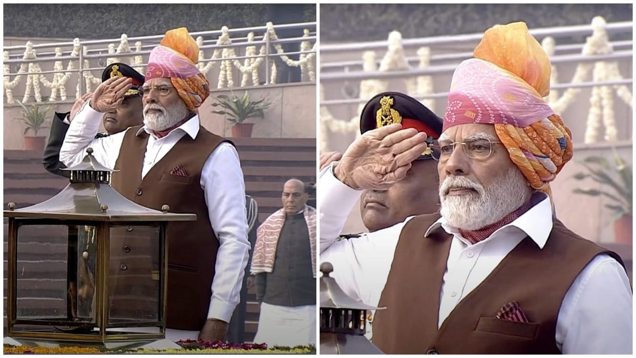 Prime Minister Narendra Modi wore special pagdi on Republic Day 2024