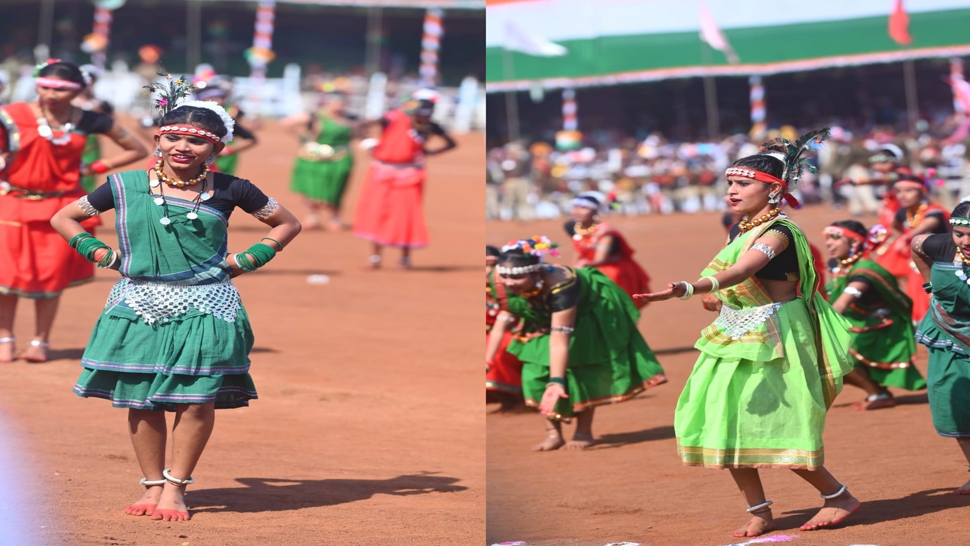Republic Day celebrated in Raipur: Students gave a fascinating cultural presentation, see photos