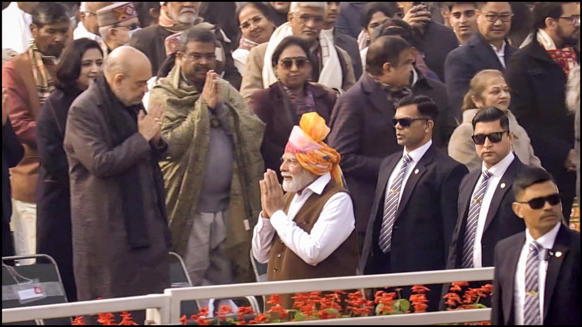 Republic Day 2024 Parade Highlights Photos: PM Modi Draupadi Murmu Emmanuel Macron News in Hindi