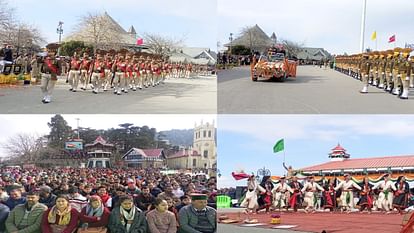 republic day 2024 india: Governor unfurled the national flag at shimla, mesmerized by the grand parade, Colors