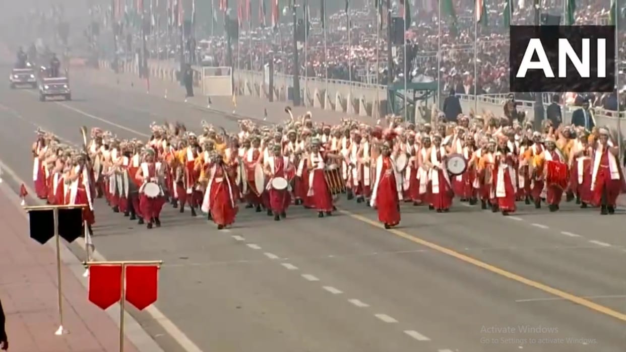 republic day parade starts with women band aavaahan performance takes centre stage at kartavya path