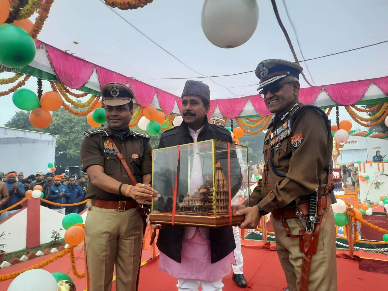 Republic Day 2024 Celebration in varanasi Police Line And Court see latest photos