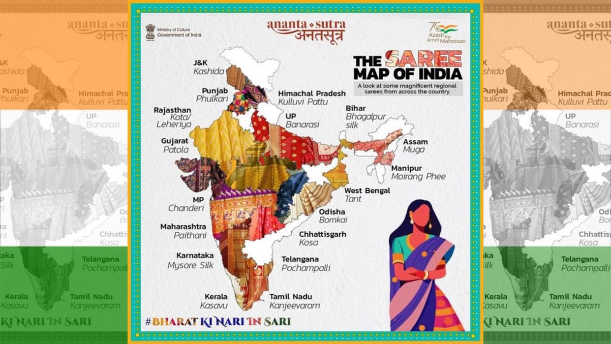 Kashmir's Kashida to Kerala's Kasavu-1,900 sarees on display at Republic Day parade