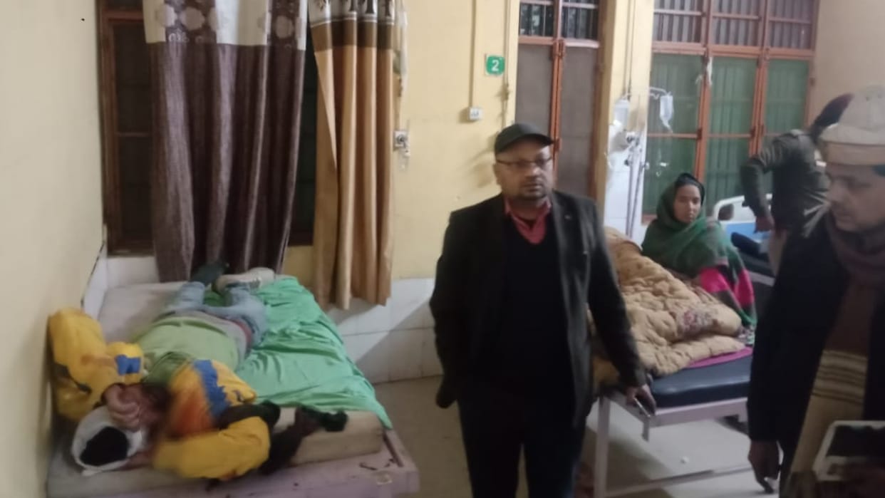 One died in an accident in bahraich.