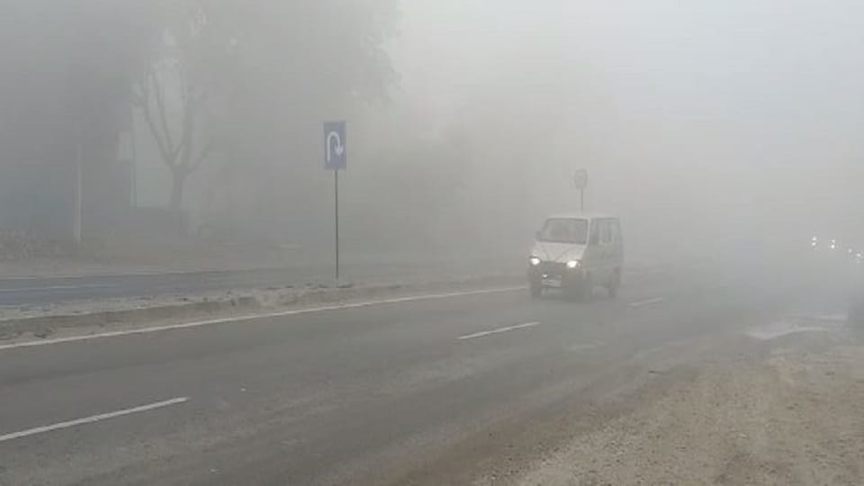 Cold Wind Prevailed Throughout Day and fog In agra know Temperature