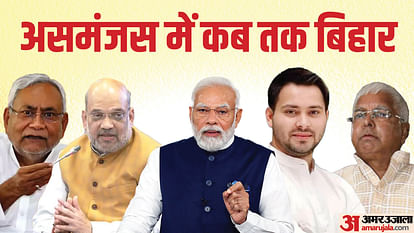 Bihar Political Crisis : सत्तारूढ़ जदयू और राजद को इंतजार, इसी कारण हर तरफ है चुप्पी, जानें बात कहां है अटकी Bihar News : Bihar Politics News update, Nitish Kumar waiting for BJP Party signal, rjd waiting for JDU party