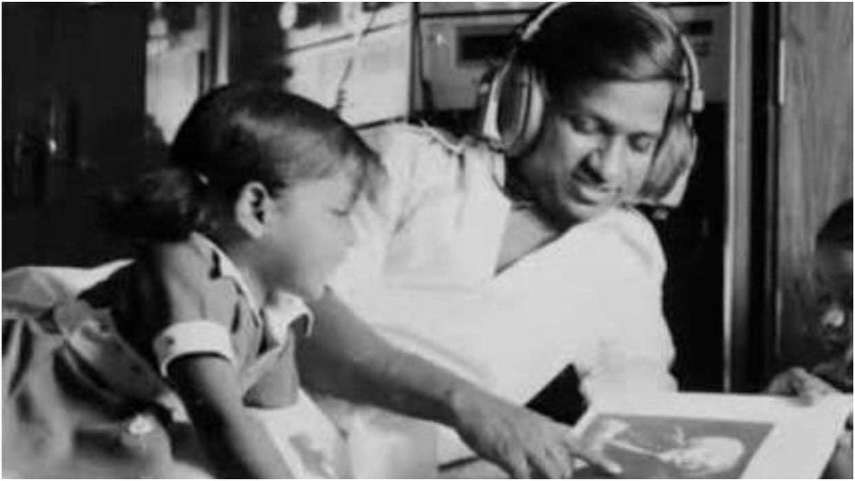 legendary music director Ilaiyaraaja paid tribute to her daughter Bhavatharini on social media with old photo