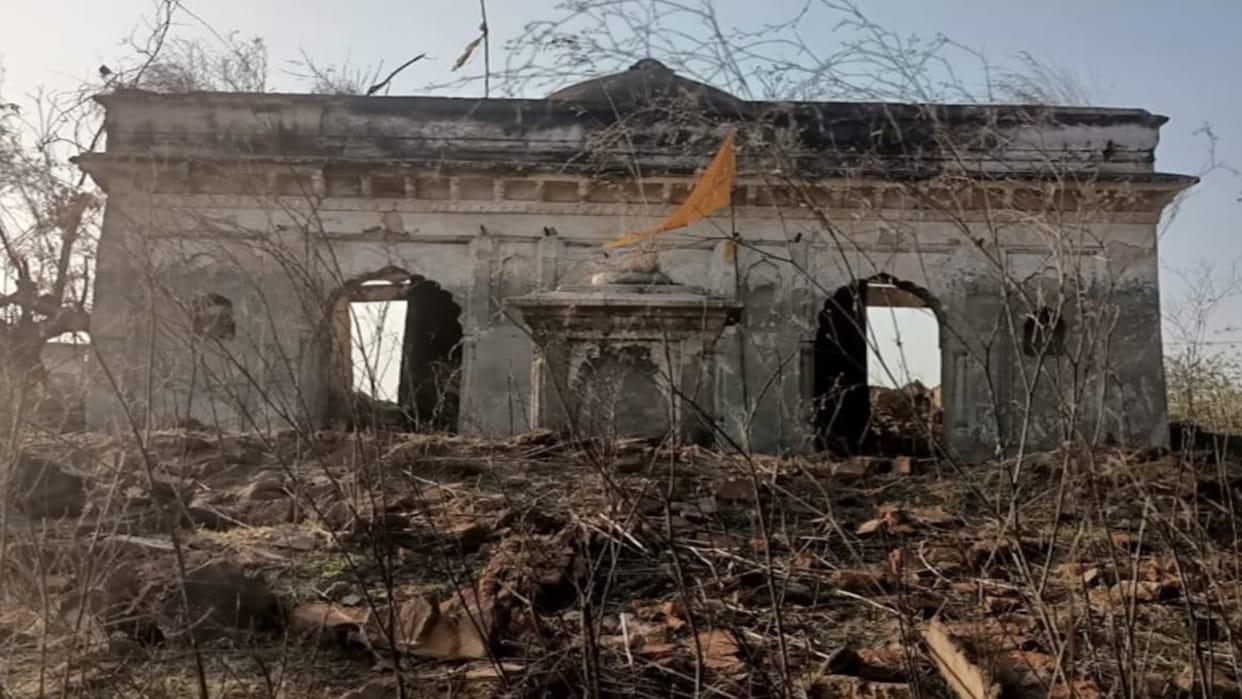 Ram temple moved into submerged area of dam in Shivpuri