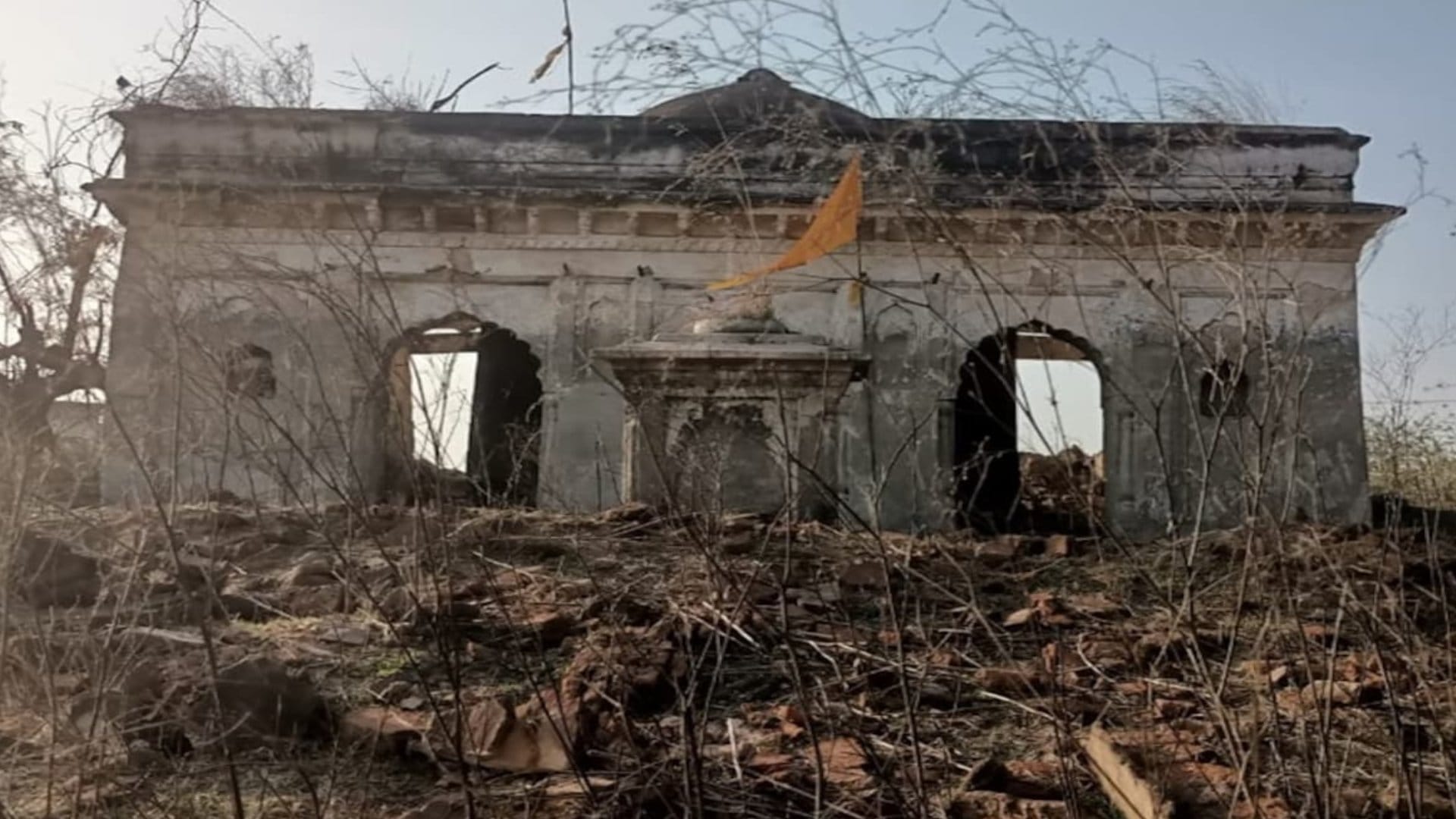 बांध के डूब क्षेत्र में चला गया राम मंदिर