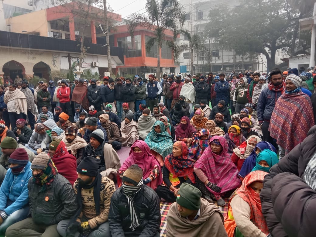 Saharanpur: Municipal Corporation sanitation workers started indefinite strike
