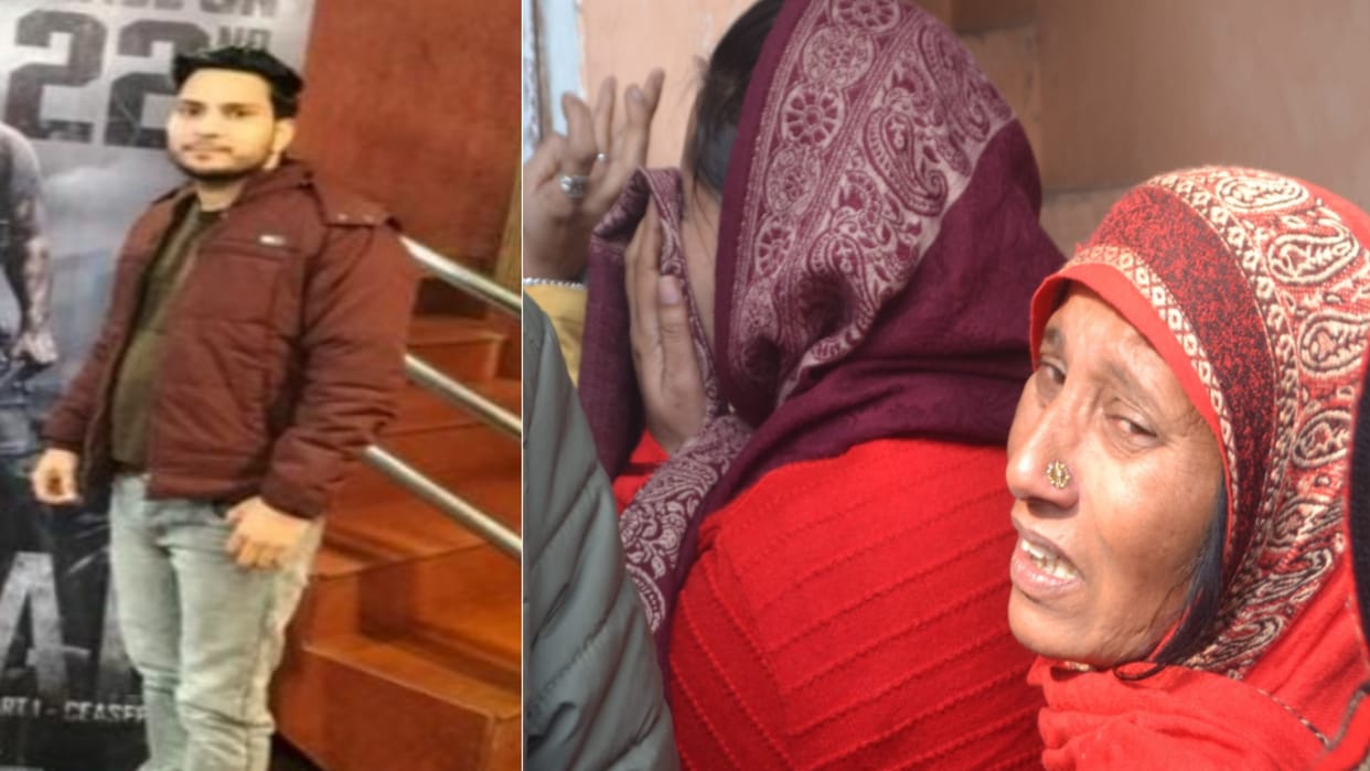 An atmosphere of sorrow in family after death of young son in Shamli district