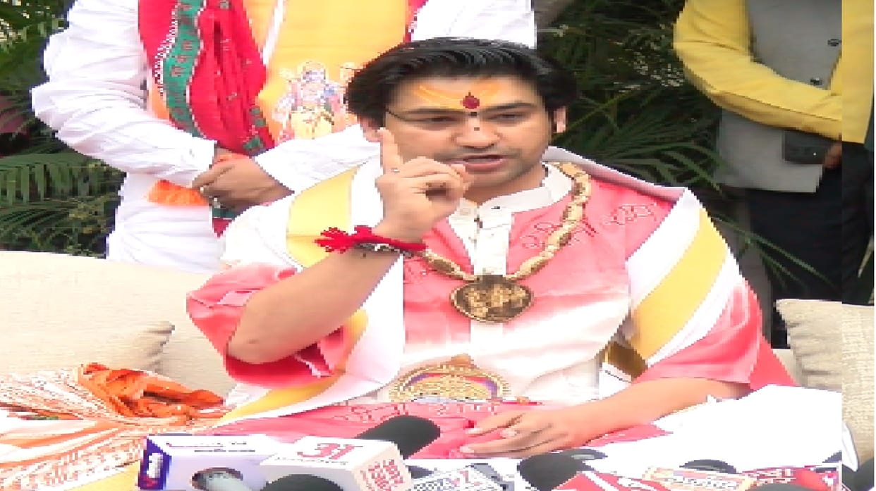 'the Divine of Power Bageshwar sarkar': Shri Ram and Bajrang Bali darshan said Pandit Dhirendra kumar Shastri
