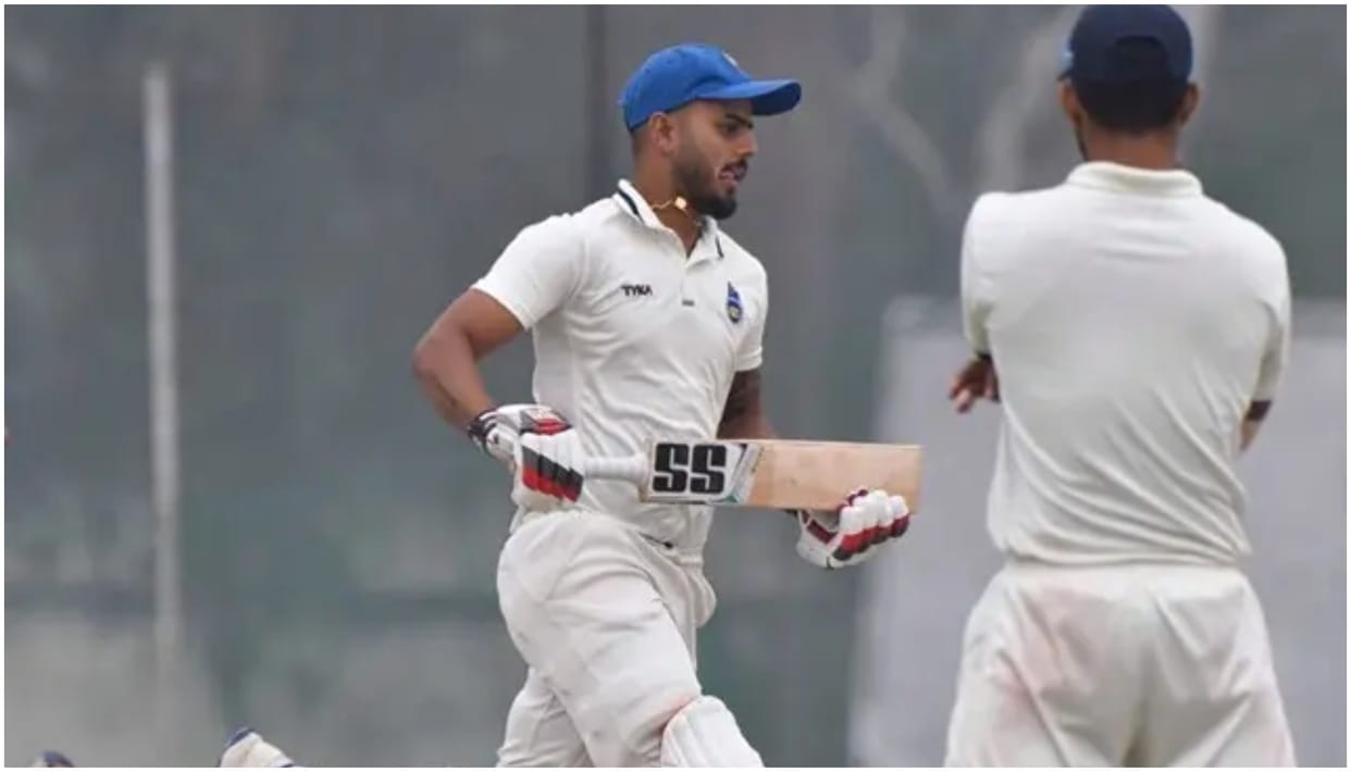 Ranji Trophy: Nitish scored a century, Uttar Pradesh took lead in the first innings against Mumbai.