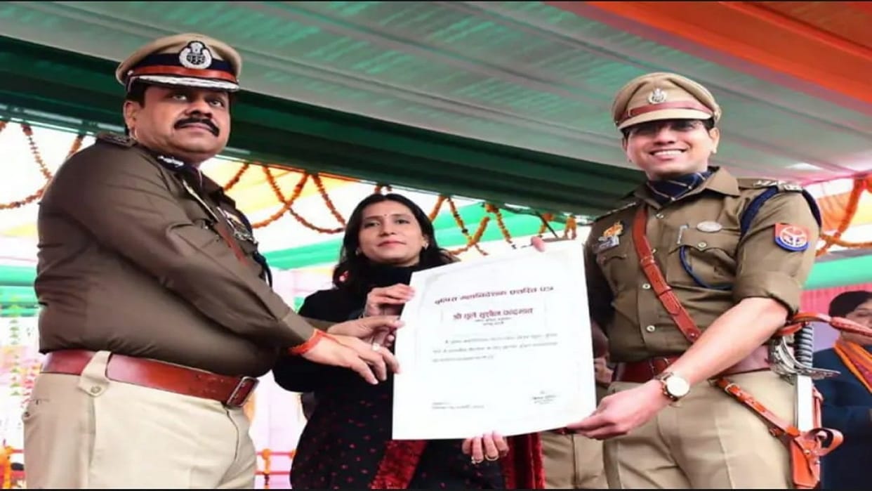 Bareilly SSP Ghule Sushil Chandrabhan honored with DGP citation on Republic Day
