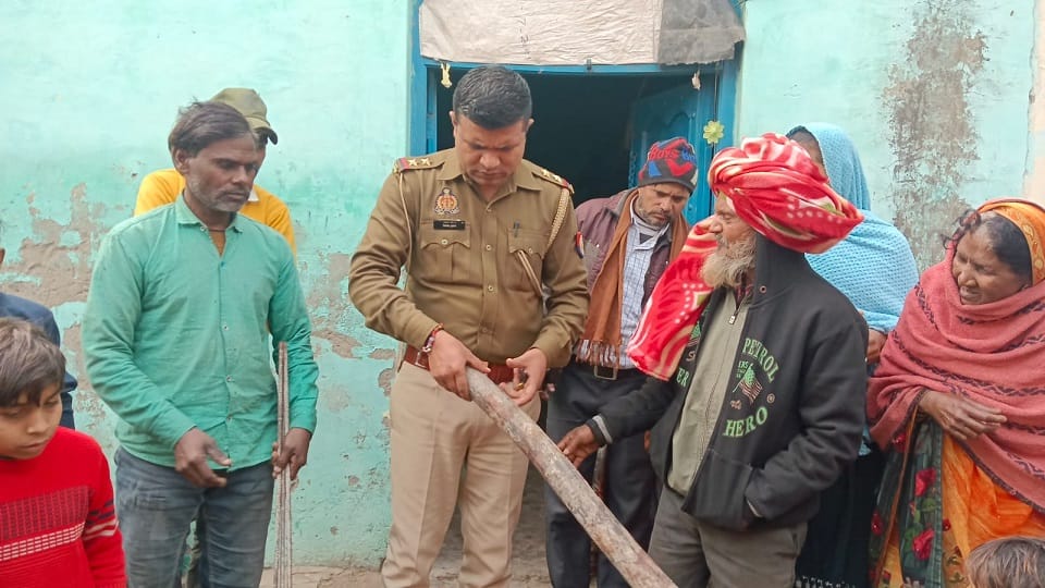 Son became a beast while drunk Mother murdered by beating with sticks in firozabad