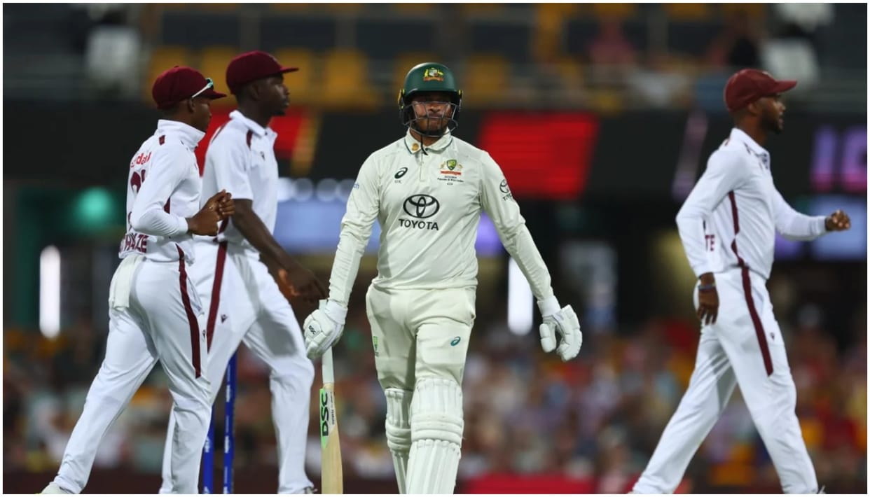 AUS vs WI gabba brisbane test match Highlights and Match update as west indies beat Australia by eight run