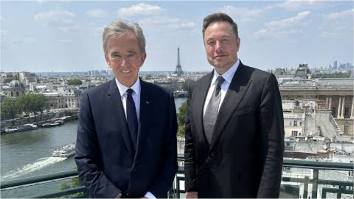 Richest Person: Bernard Arnault becomes the world's richest person, surpassing Elon Musk