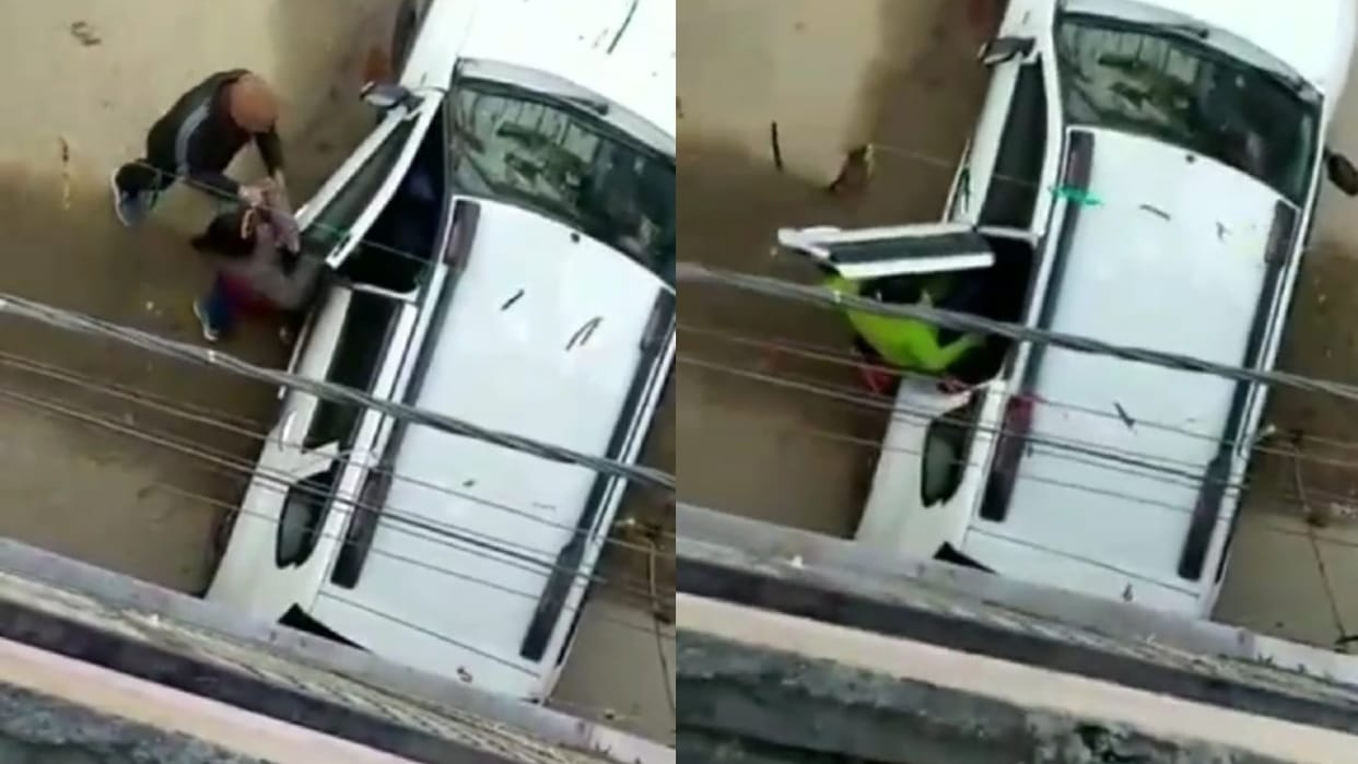 Mother took away daughter by putting her in the car in Shahjahanpur
