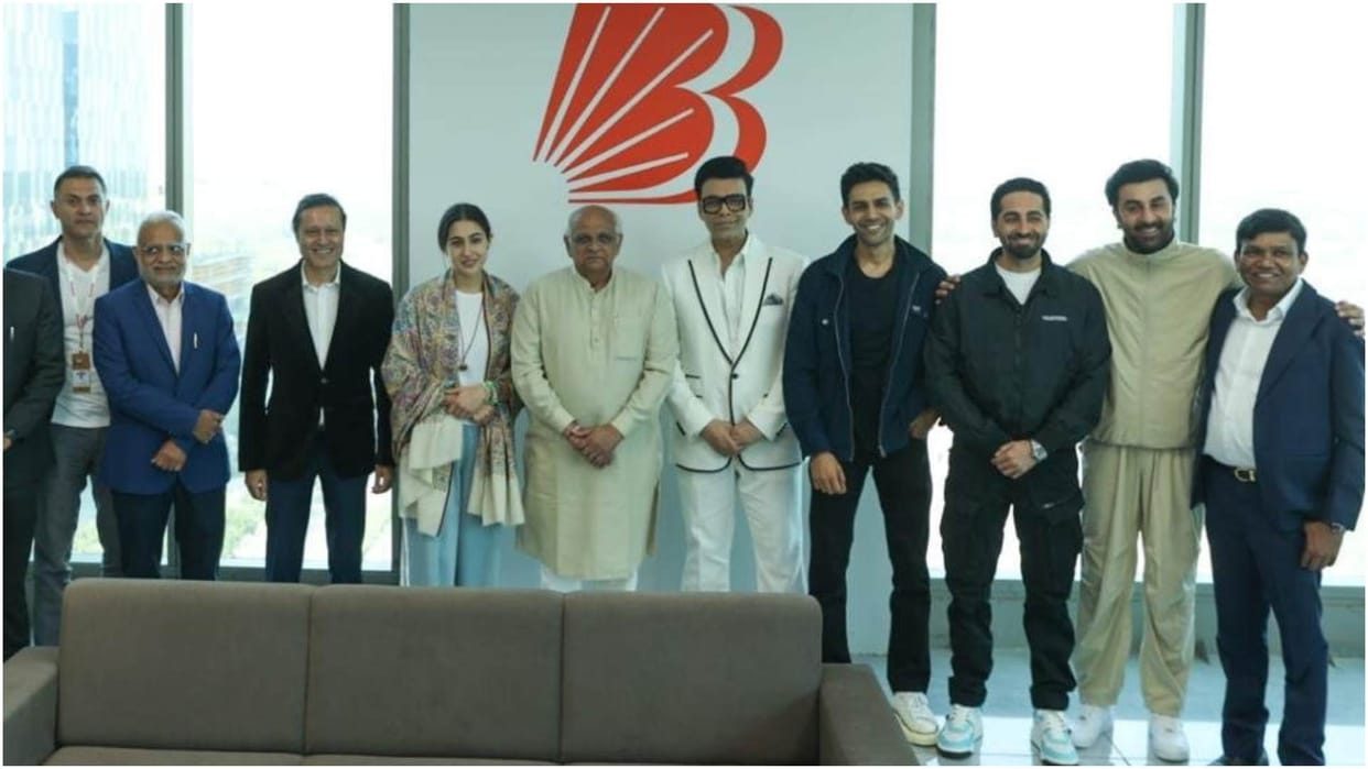 69th Filmfare Award 2024: Gujarat CM Bhupendra Patel arrives at Filmfare Award in Gandhinagar