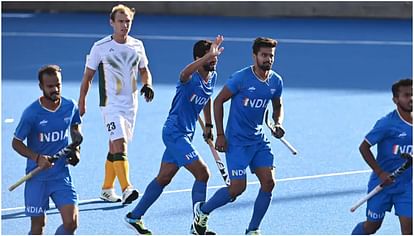 Hockey: Indian hockey team defeated South Africa 3-0, Harmanpreet, Abhishek and Sumit scored goals