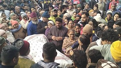 Four friends who died in the accident were cremated together in Jalandhar