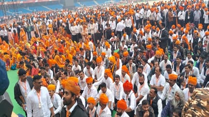 Lakhs of people of Rajput community gathered in Delhi on the 100th birth anniversary of Tansingh ji