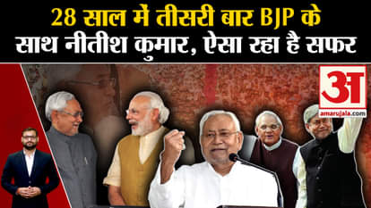 Nitish Kumar Resign: Nitish Kumar with BJP for the third time