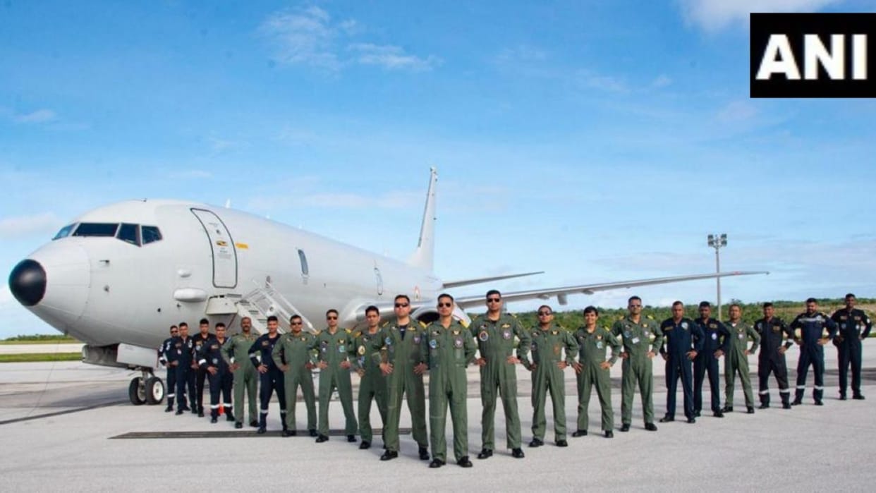 Indian Navy’s P-8I aircraft returns on completion of a week-long Ex Sea Dragon-24 at Guam