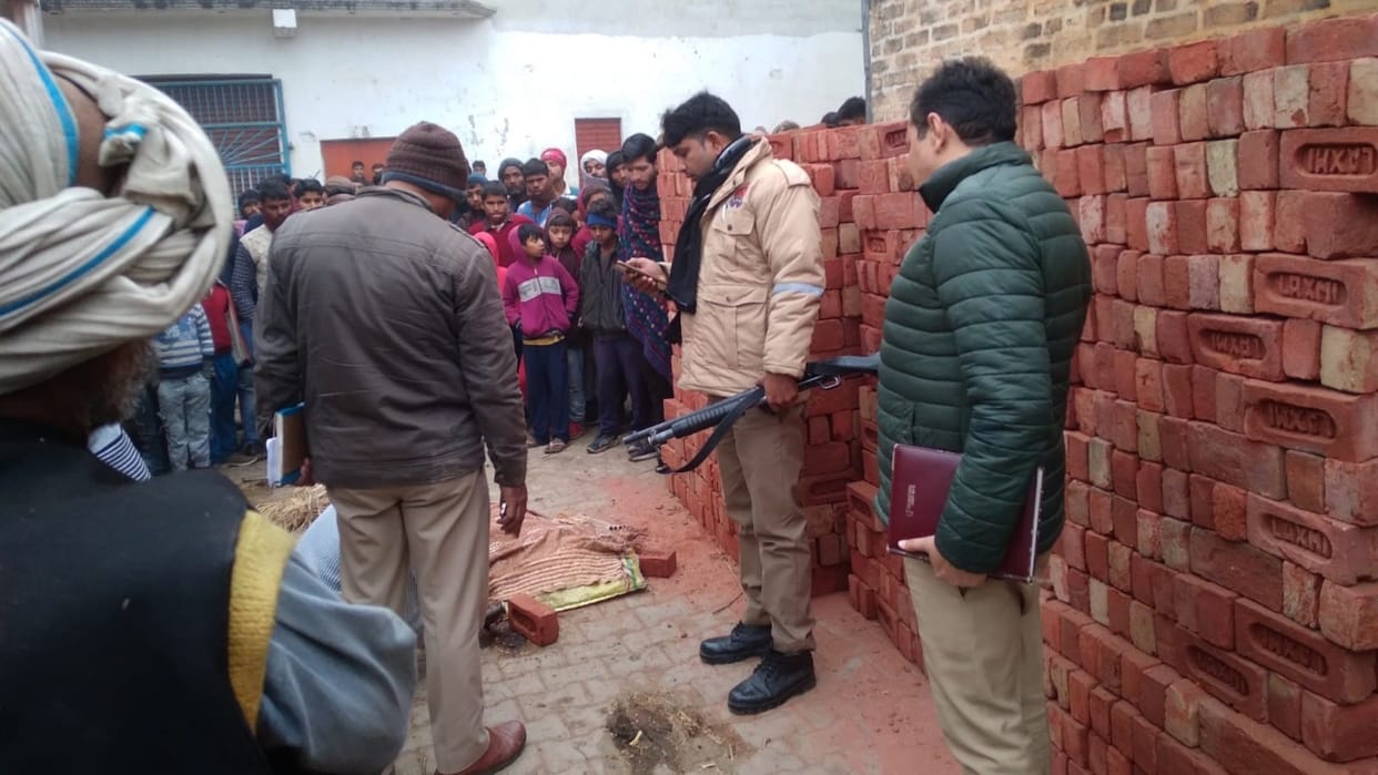 Primary school cook murdered by crushing his head with a brick in Bareilly