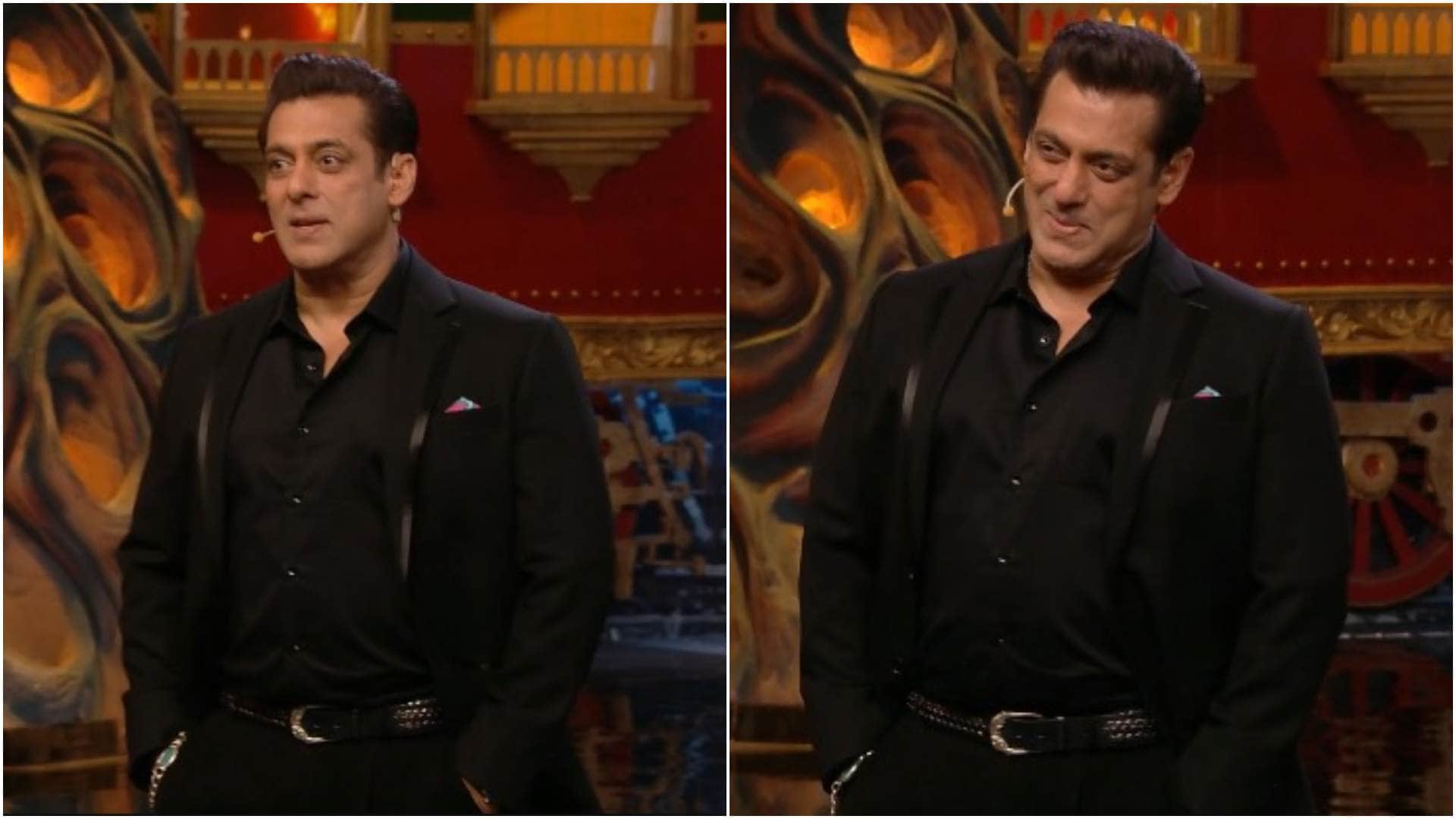 Bigg Boss 17: Salman khan outfit in grand finale actor looking handsome in black suit